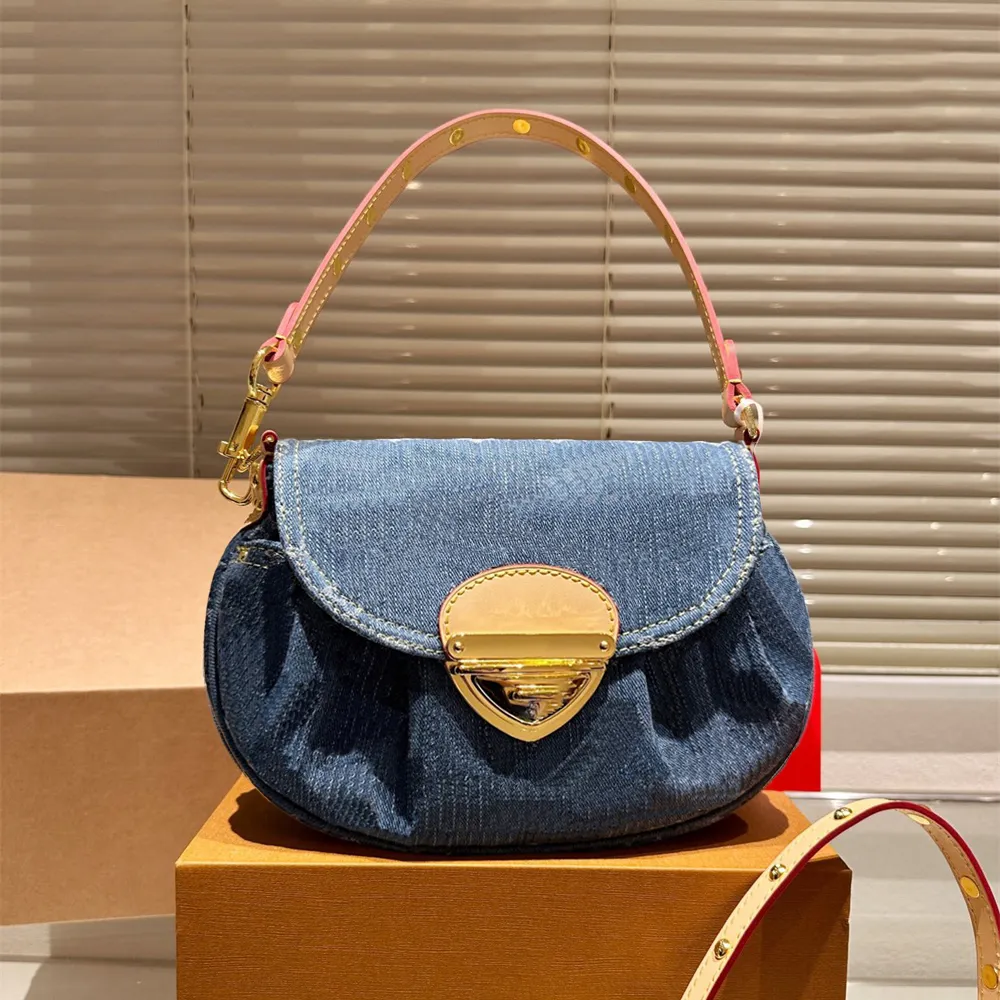 10A Lusso 2024 Nuova borsa in denim Borsa vintage di alta qualità Borse da donna firmate Borse firmate da donna lusso Spalle portafogli borse a tracolla Borse DHgate