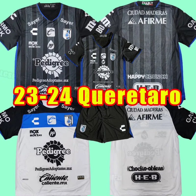 Liga MX 2023 2024 Queretaro FC Fußballtrikots PABLO BARRERA SEPULVEDA ESCAMILLA CLIFFORD ABOAGYE 23 24 Fußballtrikot Herren Kinderset