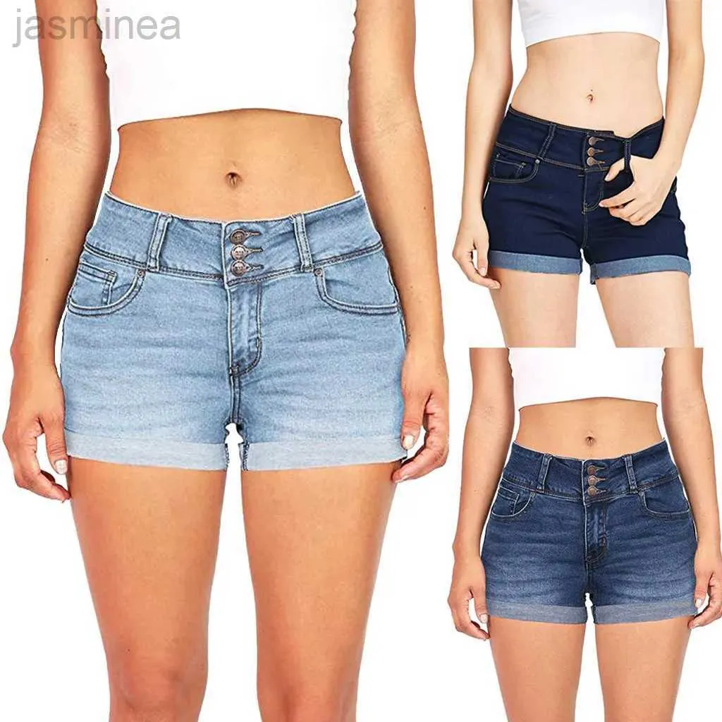 Dames Shorts Jean Shorts Lage Taille Grote Maat Gewassen Gat Korte Jeans Denim Broek Shorts Dropshiping ldd240312