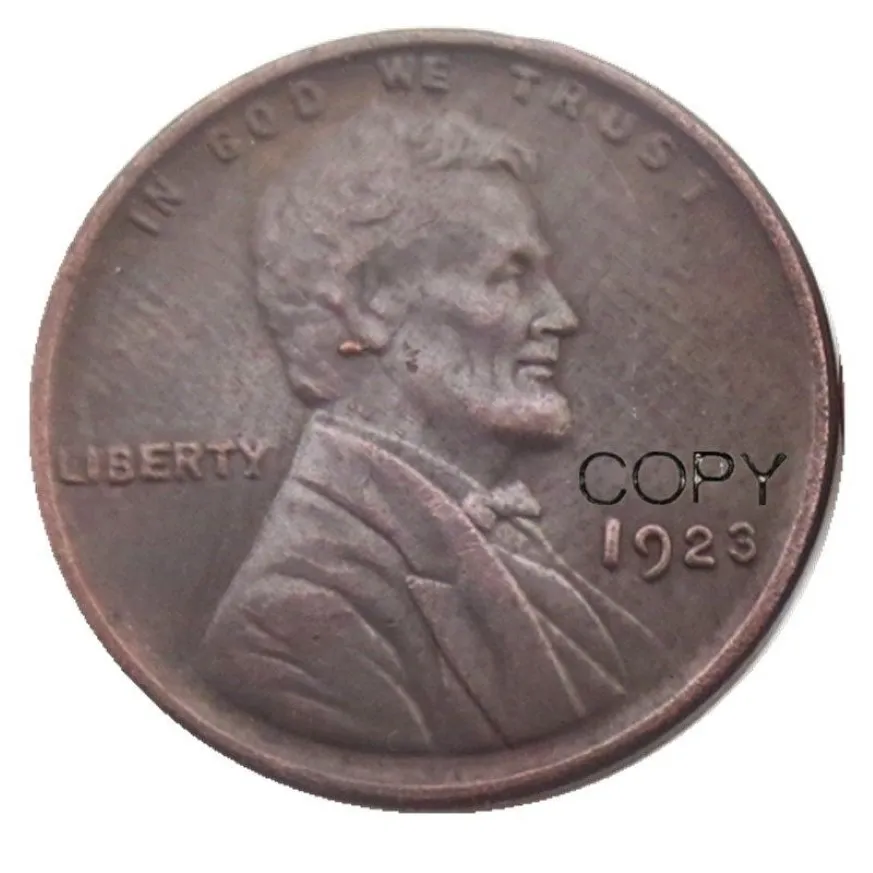 US 1923 P S D小麦ペニーヘッド1セント銅コピーペンダントアクセサリーコイン217U