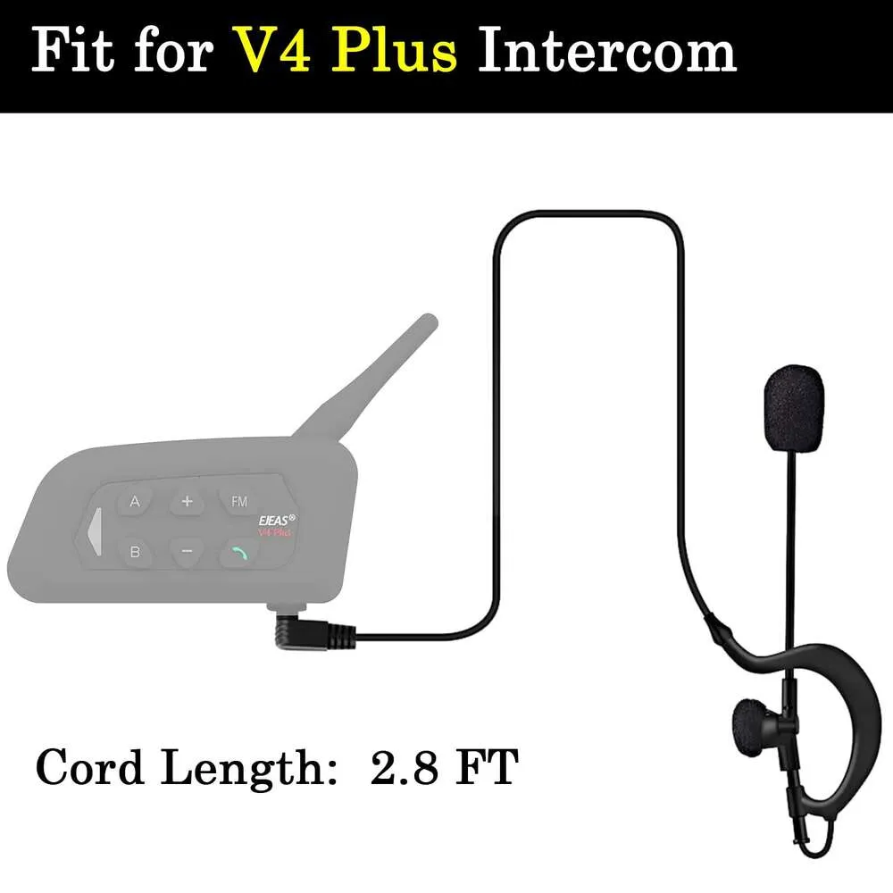 Gairen審判ヘッドセット、V6 V4サッカーフットボールインターコムラジオ用のEarhook Earphone Earpite（）