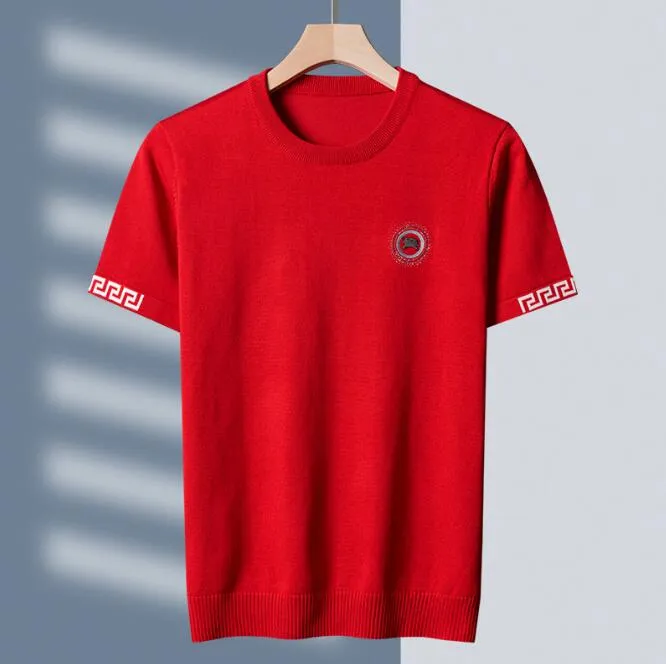 5XL designer t-shirt d'été à manches courtes marque strass tricot t-shirt de luxe hommes t-shirt t-shirt vêtements pour hommes