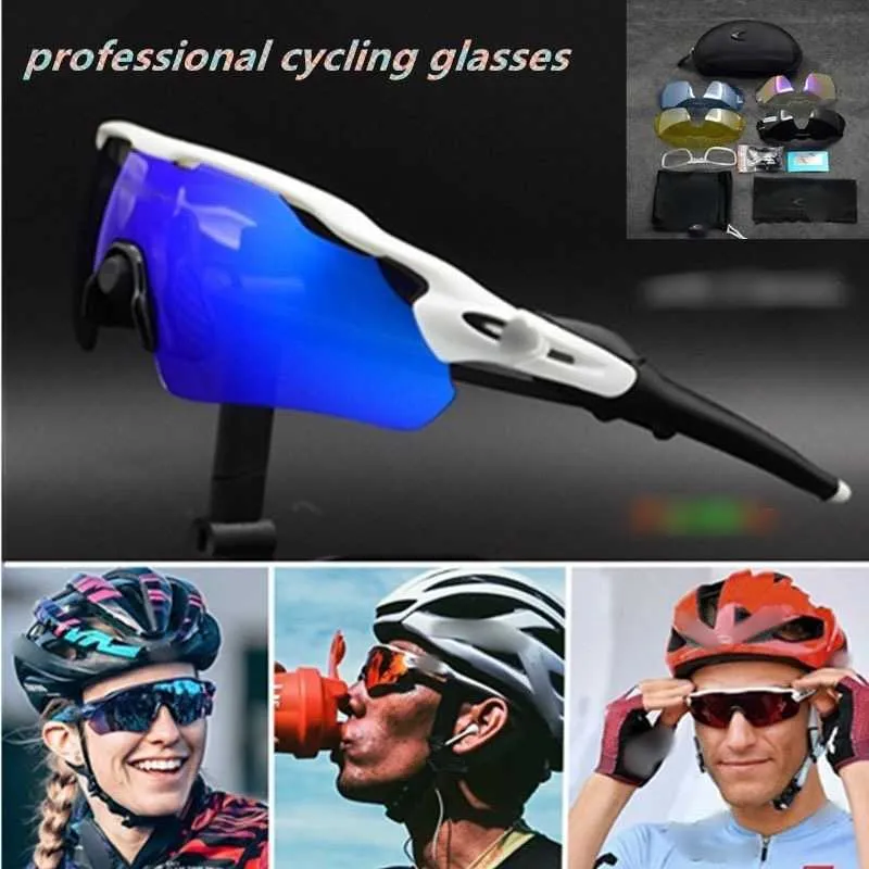 Solglasögon lyx 0akleies herr solglasögon cykel sport solglasögon designer kvinnor som rider utomhus cykling polariserad mtb cykel goggleslqwcuw0g