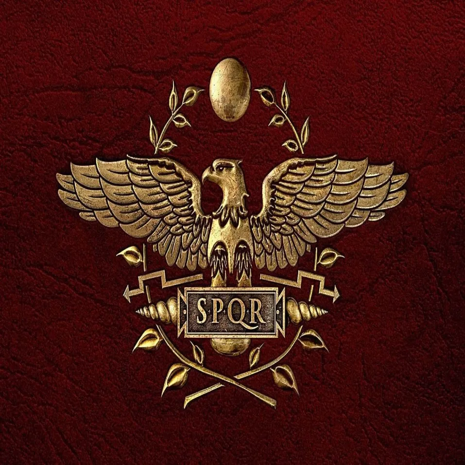 SPQR soldat romain Logo symbole Art soie impression affiche 24x36 pouces 60x90 cm 089257E