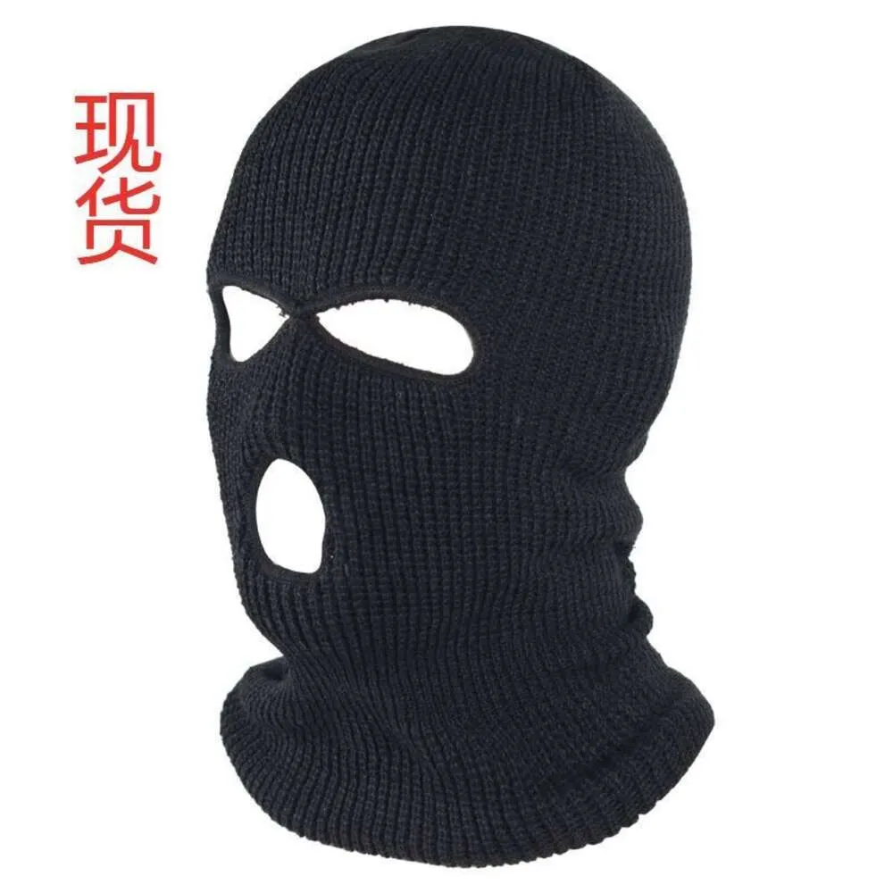 Winter Warm Hat Motorcykel Electric Bicycle Cycling Sticked Three Hole Head Cover Mask 529592