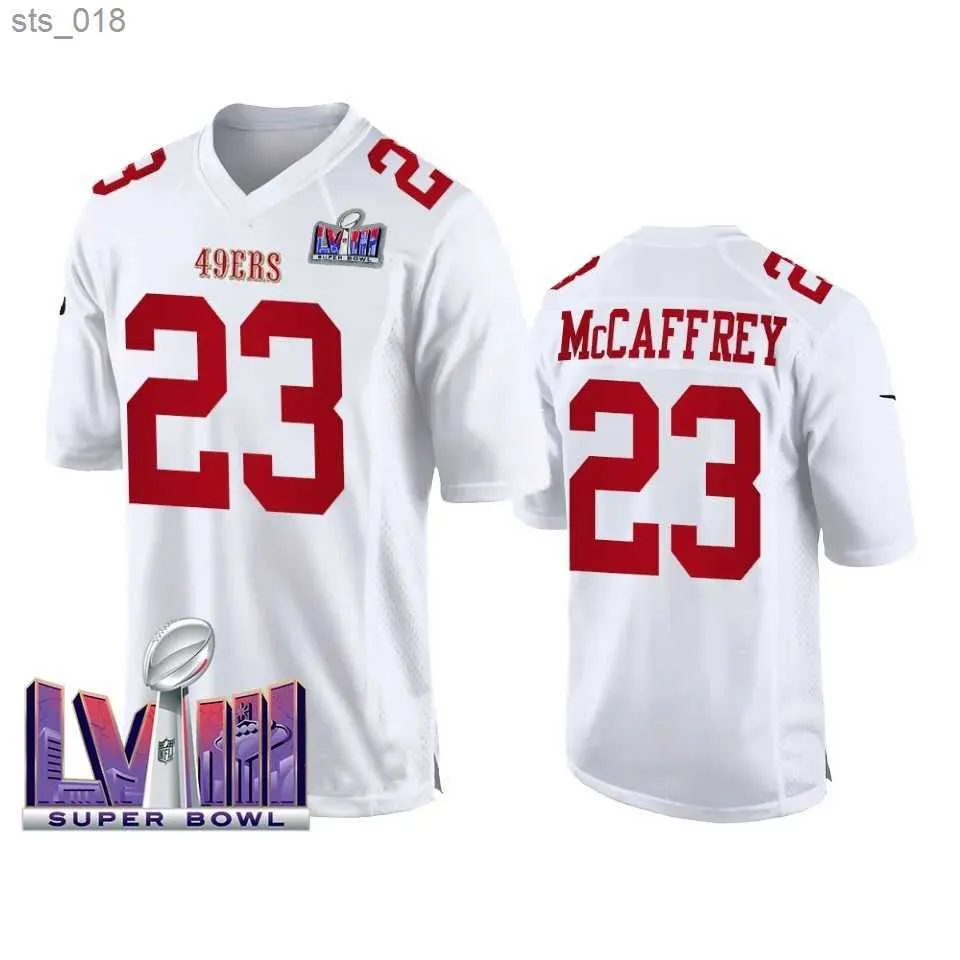 Fani Tops San Francisco49ersmen Deebo Samuel 85 George Kittle Christian McCaffrey Brock Purdy Women 2024 Superbowllviii Vapor Fuse Jerseyh240313