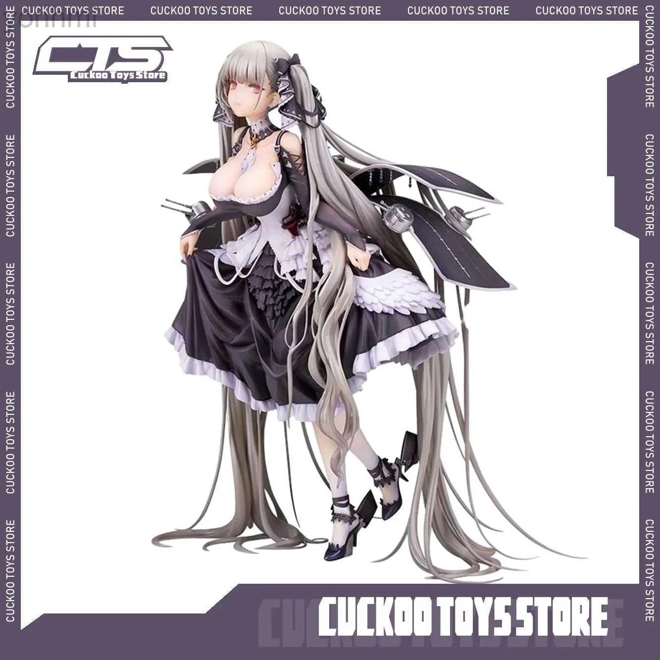 Action Toy Figures Azur Lane Anime Figures HMS Formidable Figur 24cm PVC GK Statue Figur Azuma Model Doll Collection Room Decora Desk Toys Gif LDD240312