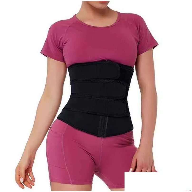 Taillen-Bauch-Shaper Blpiano Shaperwear Trainer Neoprengürtel Cincher Body Control Strap Fitness Fettverbrennung 2201155131137 Drop Lieferung Otdok