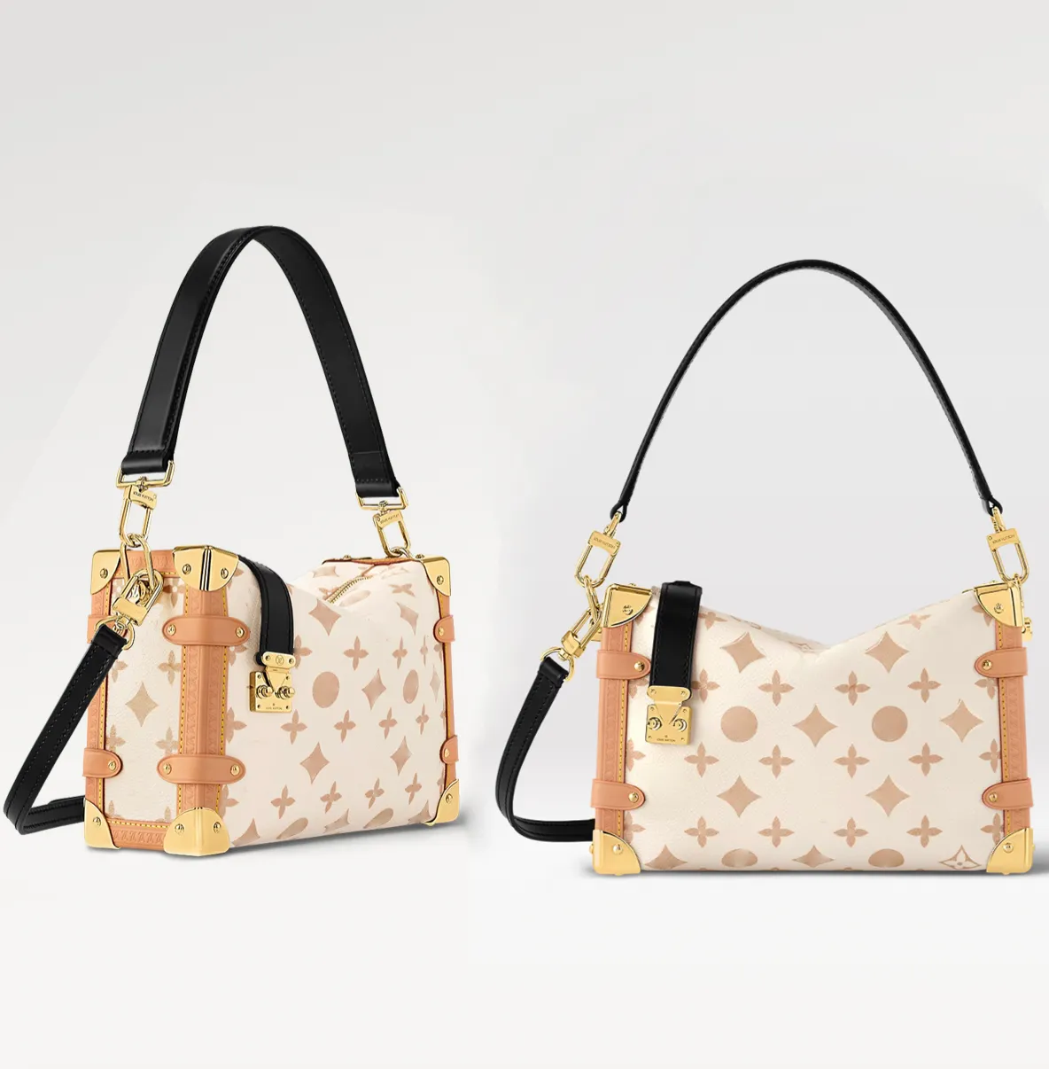 M46258 사이드 트렁크 새로운 럭셔리 디자이너 S-Lock Handbags Purses 대용량 쇼핑 가방 남성 토트 여행 새로운 패션 어깨 가방 크로스 바디 모노 그램