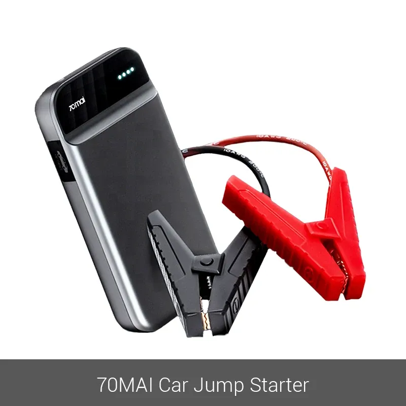 Contrôle Original 70mai Jump Starter 70Mai 11000mAh 12V Démarreur de voiture d'urgence Batterie Banque d'alimentation Booster d'urgence de voiture Démarrage du moteur