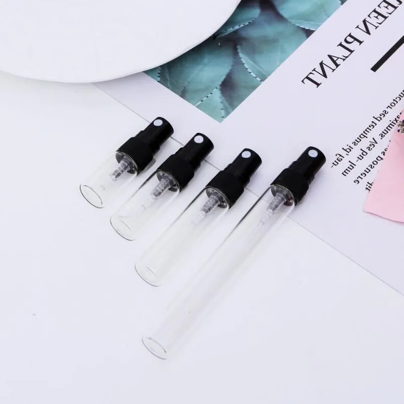 2ml 3ml 5ml 10ml Bouteille de parfum en verre Vide rechargeable Vaporisateur Parfum Atomiseur Parfum Rdttf