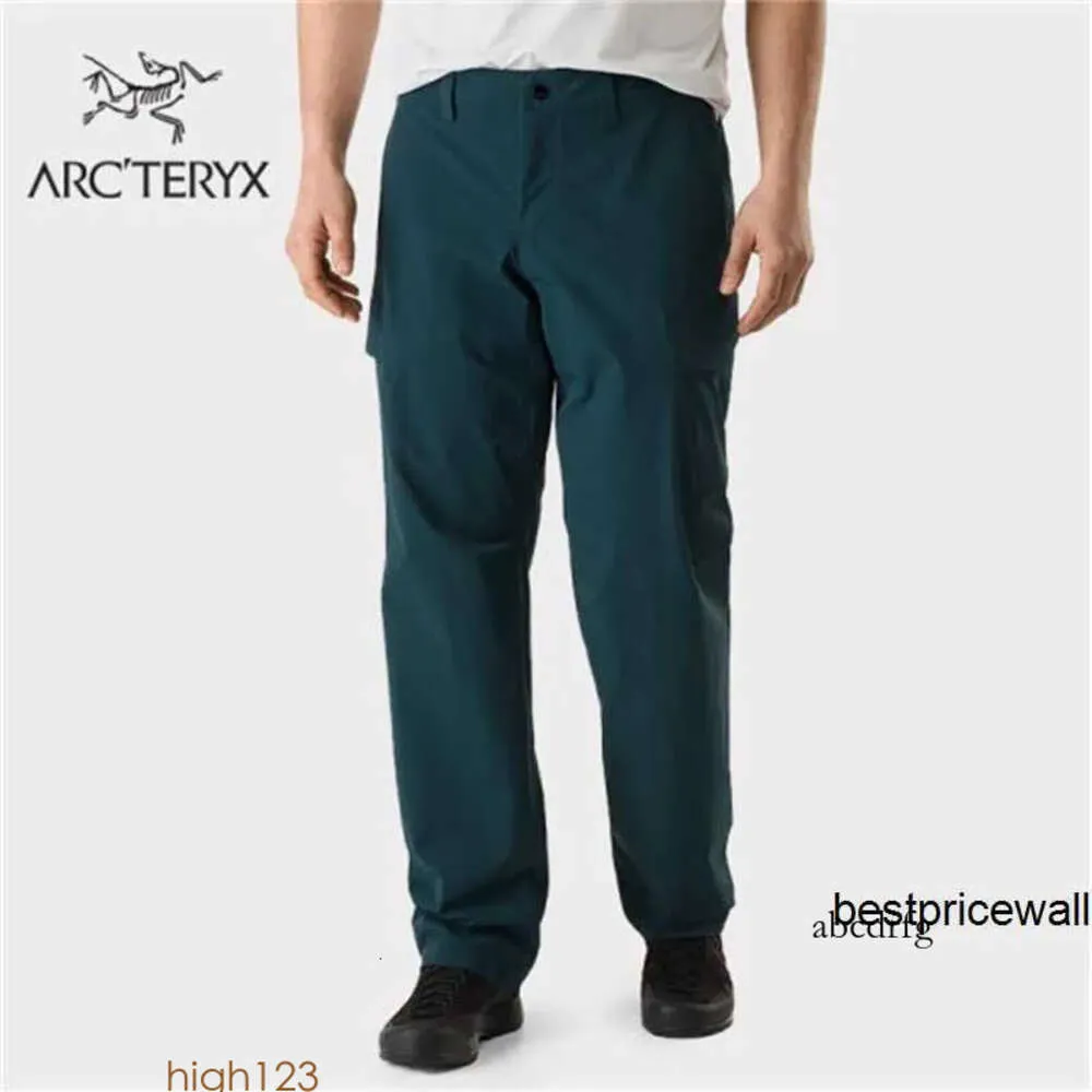 Designer Sweatpants Arcterys Arc 'Terys Archeopterex Rampart Pant Breattable Men's Quick-Torking Pants Labyrinth/Dark Turquoise 32 HBHN 72