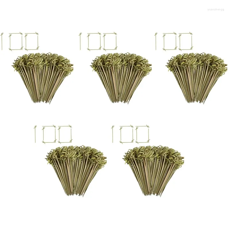 Форки 1000 ПК с бамбуковыми коктейль