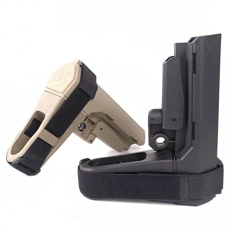 SBA3 Tie Hand Support Nylon and Rubber Rear Support Jinming Precision Strike SLR Kublai Khan Exciting AR Tail Support