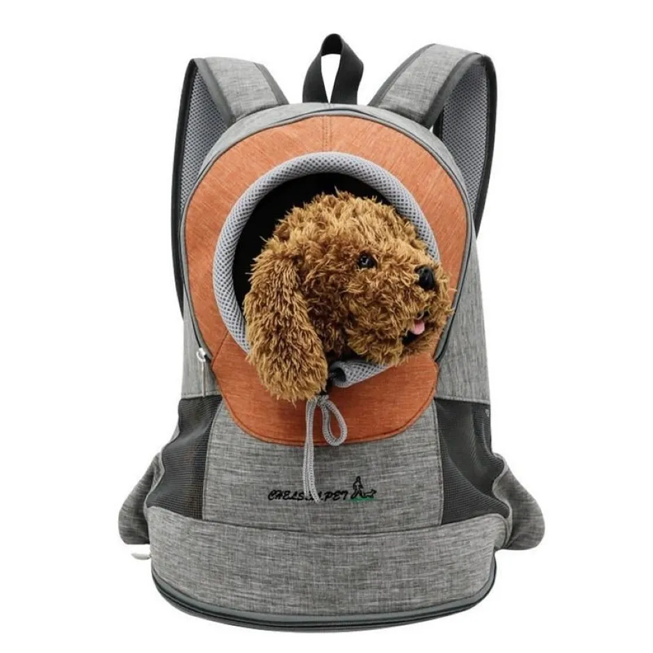 Sacs de voyage pour chiens Animaux de compagnie Portable Sac de transport pour chien Sac de voyage pour chiot pour animaux de compagnie Sac à dos de voyage Porte-chien Chat Respirant Sac pour animaux de compagnie en plein air Y112348Z