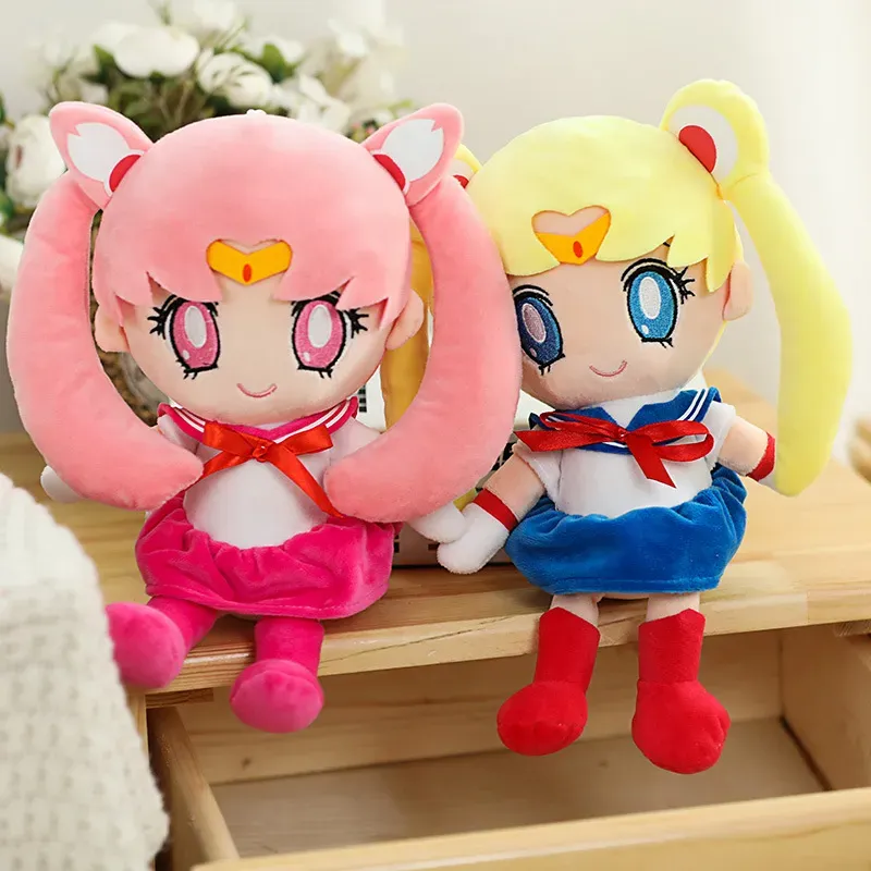 Poupée déesse Sailor Moon, jouets en peluche pour petite amie, cadeaux d'anniversaire pour enfants, vente en gros et au détail