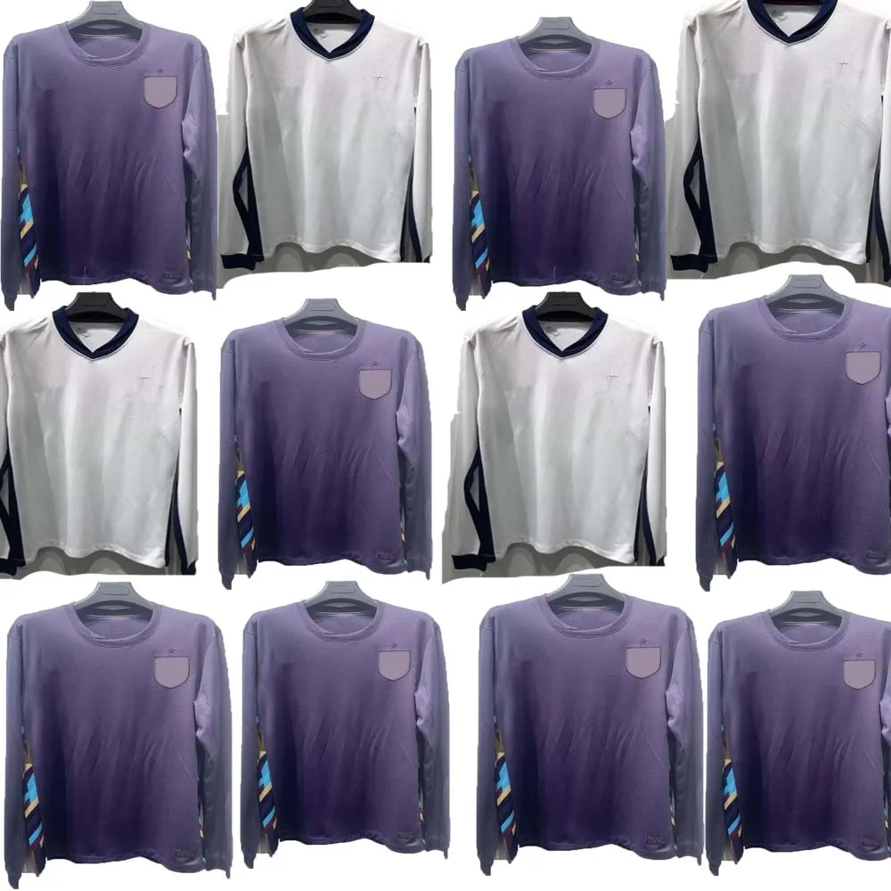 JMXX 23-24 Maglia a maniche lunghe Inghilterra Special Soccer Jerseys Uniformi da uomo Jersey Man Football Shirt 2023 2024 Fan Version