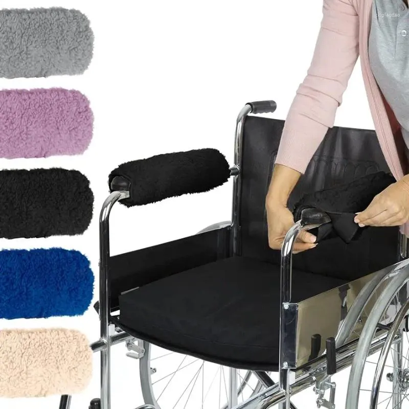 Yastık Tekerlekli Sandalye Hafıza Köpük Kolçak Kapağı (Çift) Ofis ve Taşıma Sandalyesi Yumuşak Destek Aksesuarları Basınç Yardımı