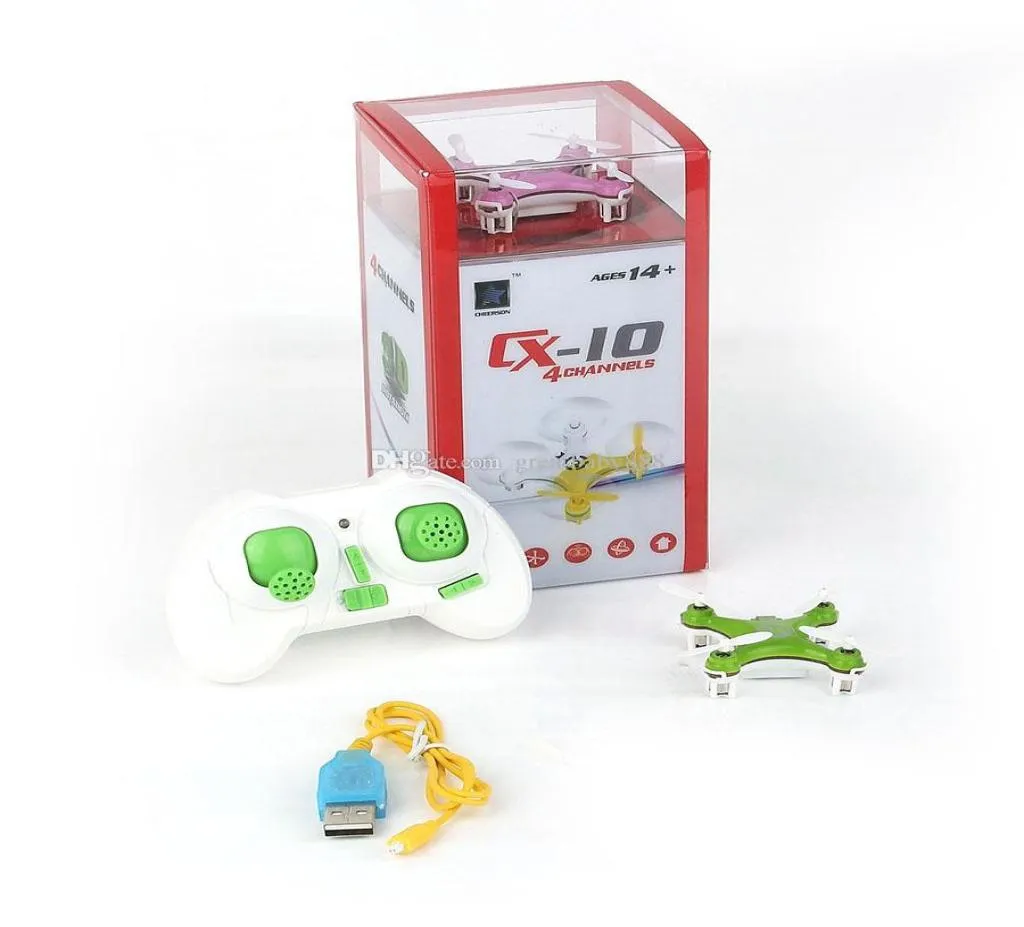 Cheerson CX10 MINI 24G TEWERT TOYS RC محاكاة الطائرات بدون طيار مروحية Quadcopter 4 جيل 24 جيجا هرتز 6Axis Airplane A147876385