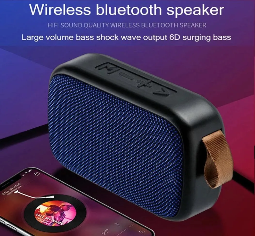 Haut-parleur Bluetooth sans fil, Mini caisson de basses, Support de carte TF, petit lecteur Radio, Sports de plein air portables, Support audio 16GB5107424