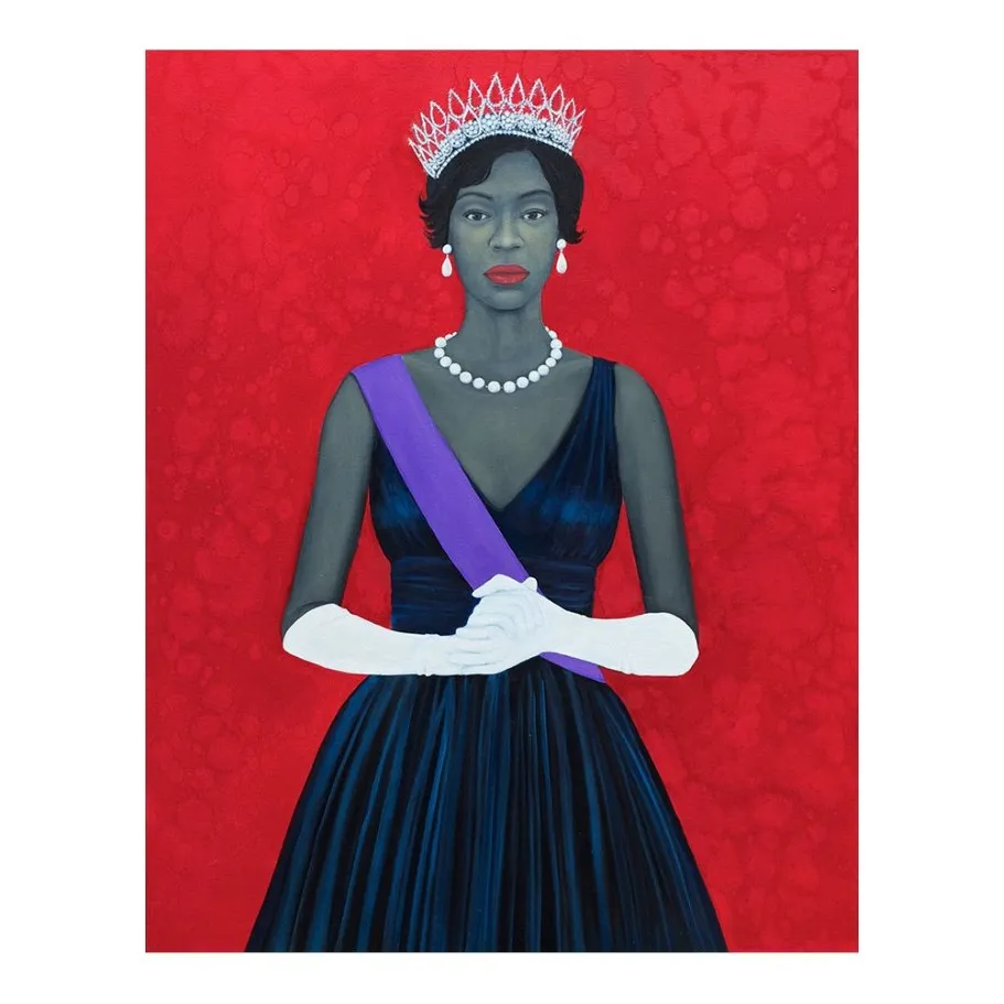 Amy Sherald Welfare Queen Painting Poster Print Home Decor Framed Or Unframed Popaper Material227V