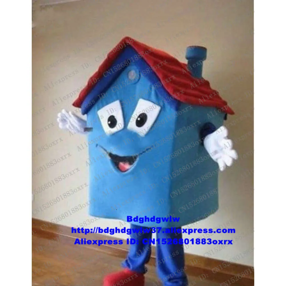 Costumes de mascotte Costume de mascotte de maison bleue tenue de personnage de dessin animé adulte activités Parent-enfant Expression d'affection CX4047 livraison gratuite