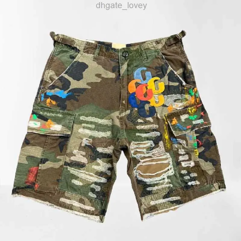 Designer Shorts Hommes Jeans Femmes Hommes Pantalons Unisexe Camouflage Cargo Printemps Eté Casual Chg23080310