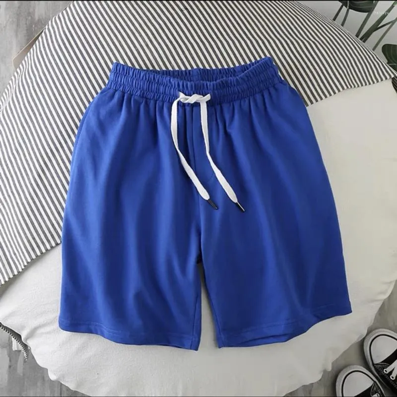Męskie szorty mężczyźni Summer siatka swobodne elastyczne spodnie z talią biegną