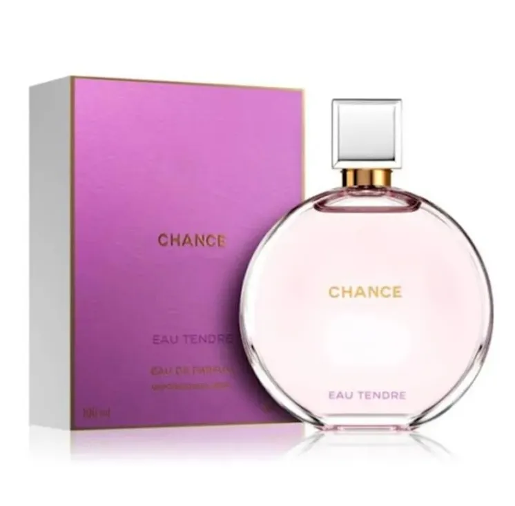 Designer Eau Chance Kind Tender profumo per donna 100ml Edp Edt Spray Sweet Girl Perfume Lasting Spray Two Version Price Price Festival Regalo per la sua nave veloce