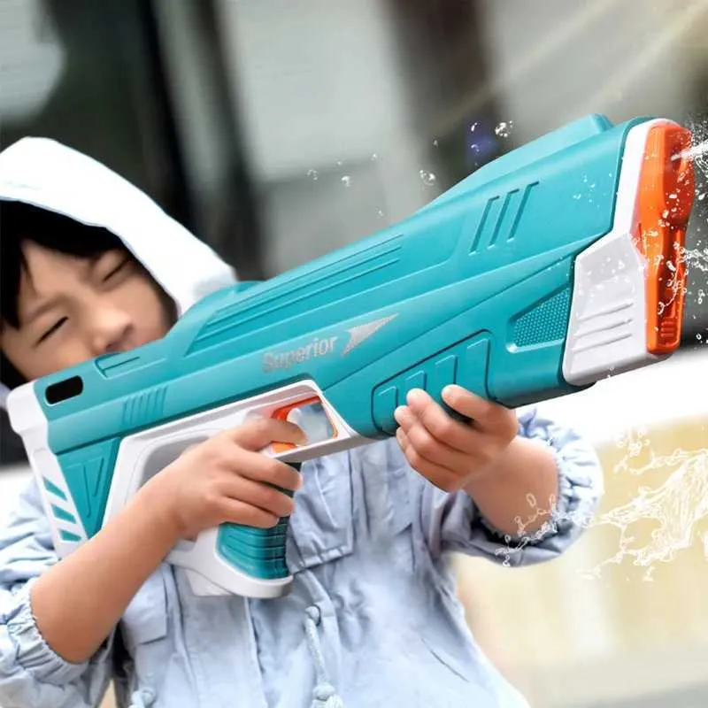 Pistolety gun gun zabawka elektryczna pistolet wodny automatyczny pistolet wodny duży pistolet wodny dla dorosłych dzieci letnie zabawki plażowe chłopcy 2400308