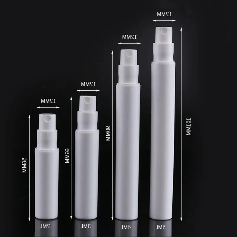 Mini spray bottle pen shape plastic perfume bottle 2ml 3ml 4ml 5ml small Perfume Sample Rmfea