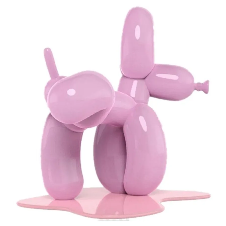 PEEPEK Sculpture Collectible Figure Balloon Art Dog Resin Handicraft Art Wedding Home Decor 210329274Q