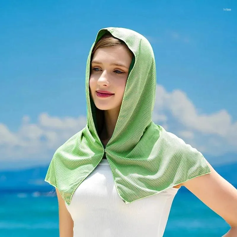 Handtuch Kühlung Sommer Strand Camping Sonnenschutz Schnell Trocknend Tuch Schal Turban Männer Frauen Radfahren Laufen Sport Liefert