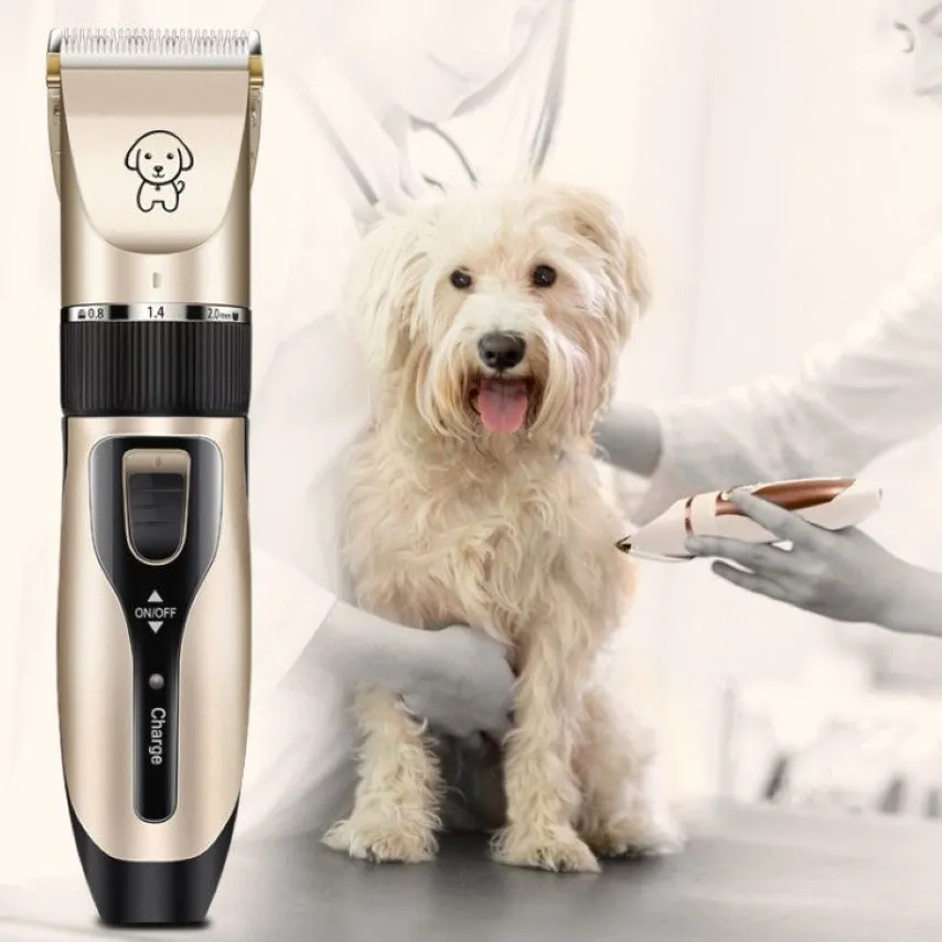 The latest 4 packages dog shaver pet hair clippers teddy cat shaving dog hair professional hair clipper trimming pet automatic s271h