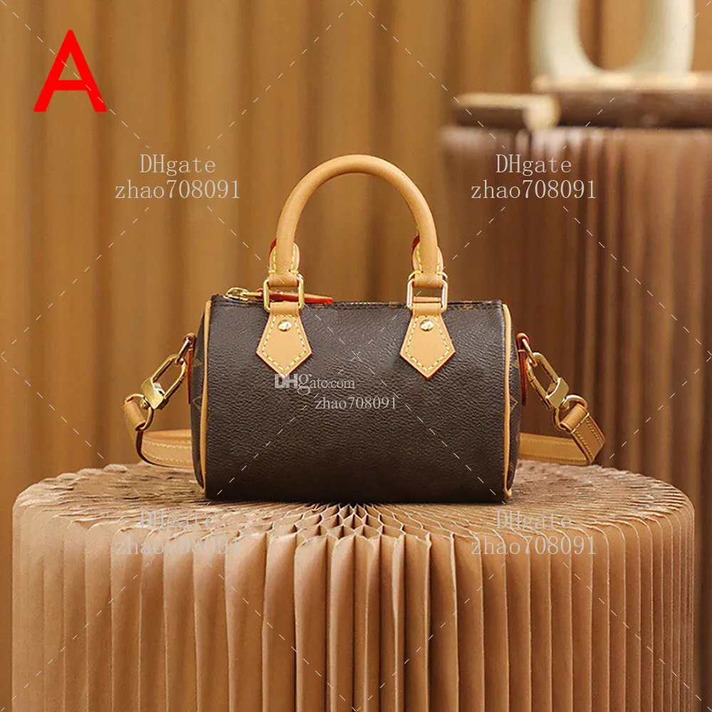 10A En Kaliteli Tasarımcı Çantası 16cm Orijinal Deri Omuz Çanta Lady Crossbody Çanta Kutu L009