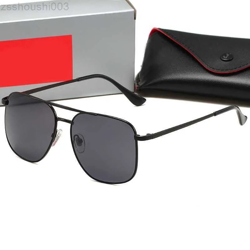 occhiali da sole firmati da uomo aviatori di lusso con montatura nera da uomo vietati da donna occhiali da sole lenti in vetro metalloXMUQ