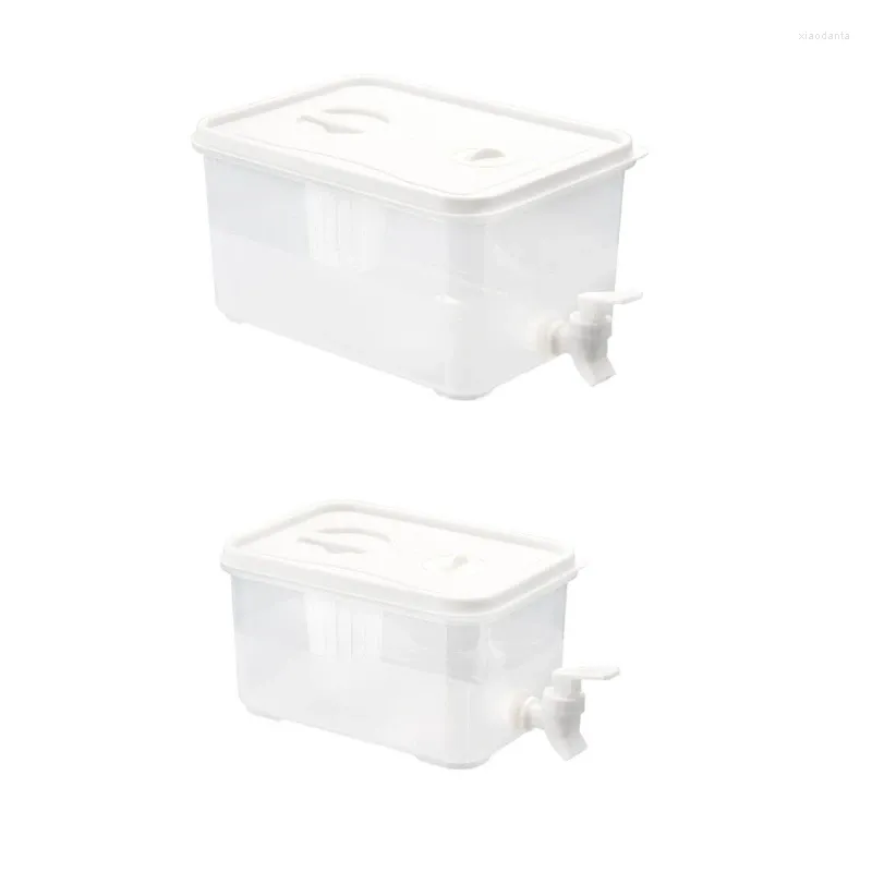 Bouteilles d'eau Bouilloire froide avec robinet Réfrigérateur de grande capacité Pichet Pot de boisson