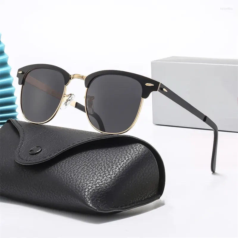 Lunettes de soleil 24SS Designer de luxe pour femmes hommes lunettes marque mode conduite lunettes Vintage voyage pêche demi-cadre soleil UV400 haute