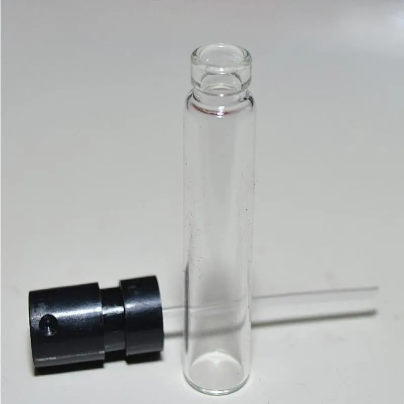 1000 teile/los 2 ml Glas Probenfläschchen Mini Parfüm Sprühflasche 2 ml Testprobe Parfümflaschen Xcggi