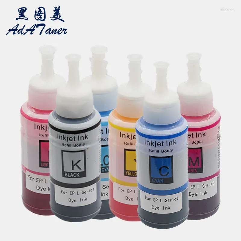 Ink Nachfüllkits 673 T673 Tintenstrahl Wasserbasis für L565 L800 L805 L810 L850 L1800 L3150 Drucker T6731 T6732 T6733 T6734 6735 T6736666