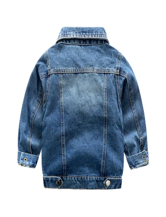 enfants garçons veste en jean manteau enfants 100 coton jeans vêtements d'extérieur 38 ans vêtements pour enfants hauts vestes bébé fille manteaux chauds décontractés2942310