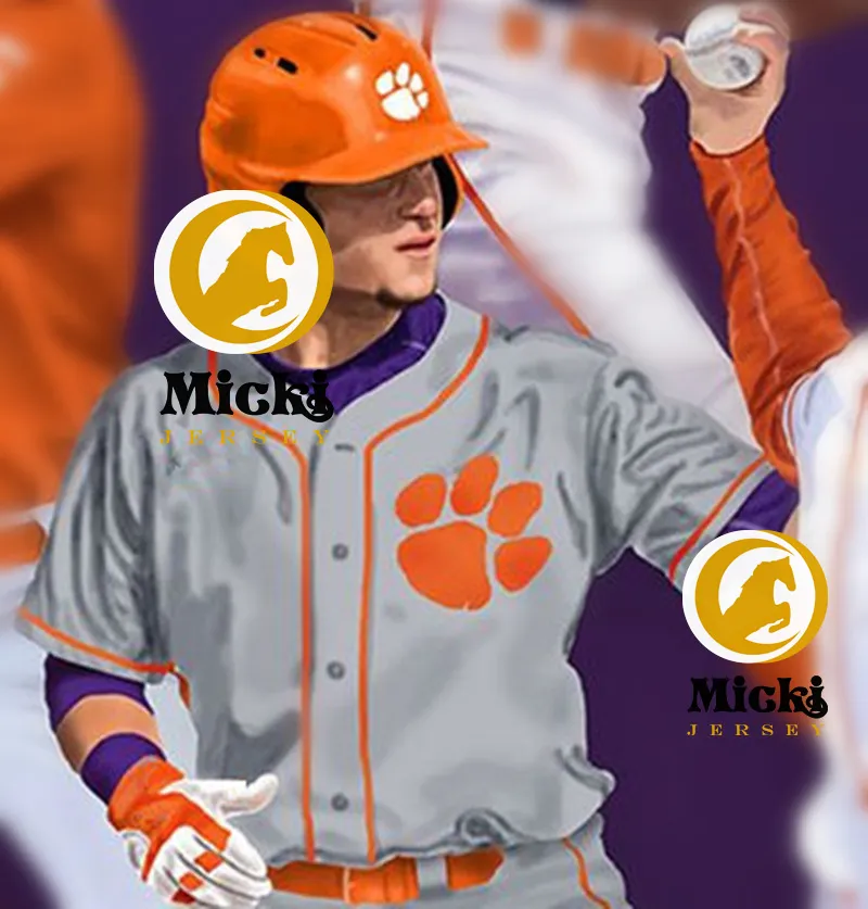 2024 Clemson Baseball Jersey Custom Stitched Tigers Jerseys