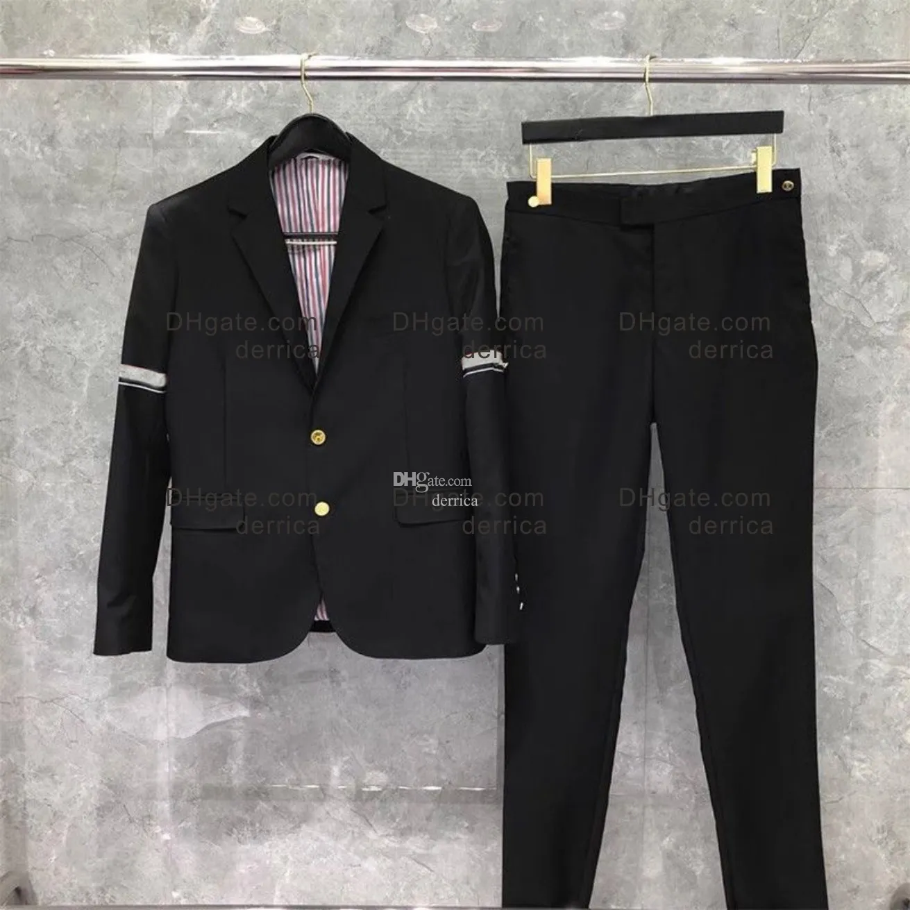 designer man suit blazer Printed T letters Striped Top with Different Patterns Pocket Button Decoration Party Dress Various Color Styles