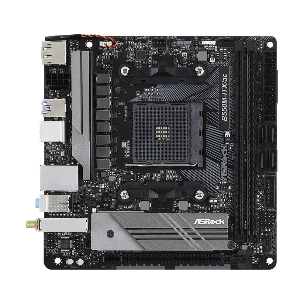 マザーボード ryzen 7 5700G+B550M+DDR4-3200 64GB Essential Octa Core Processor And Compact Motherboard Kit, Ideal