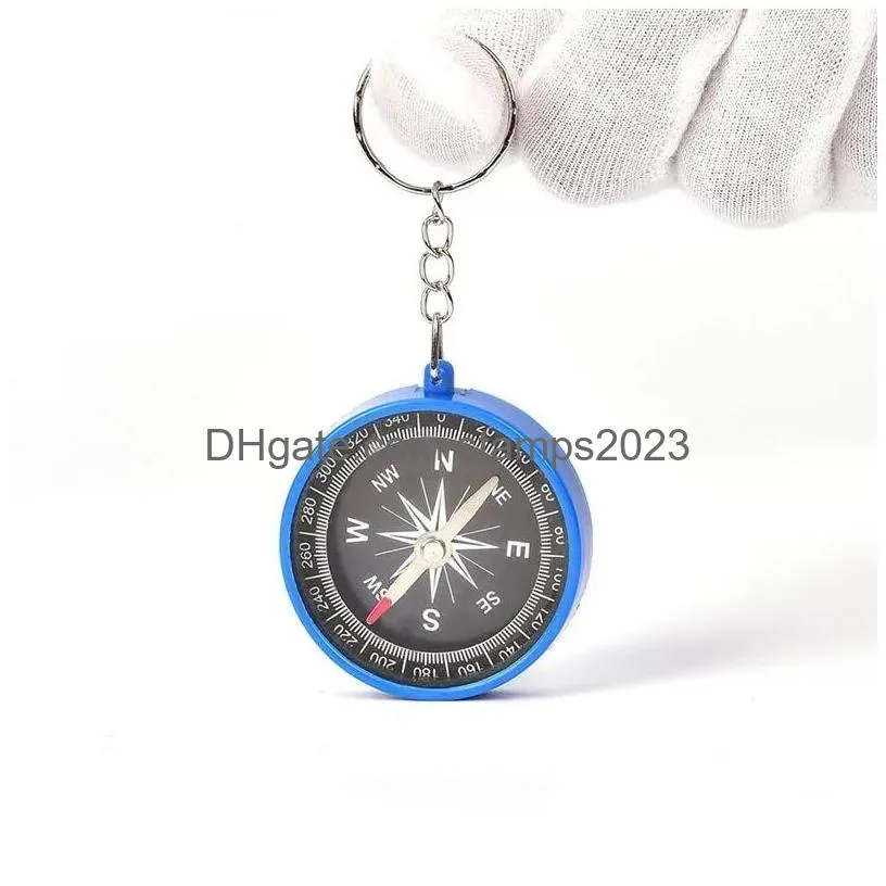 Party Favor Cam Plastic Compass Hiking Navigation Premium Outdoor Sports Pointer Pointing Guider Keychain Drop Delivery Home Garden Fe Dhlwb