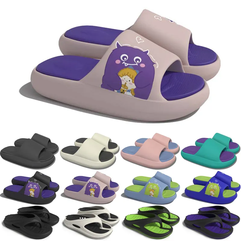 شحن شحن مجاني شرائح صندل P1 زلقات النعال للصنادل Gai Gai Pantoufle Men Women Slippers Flip Flops Sandles Color36