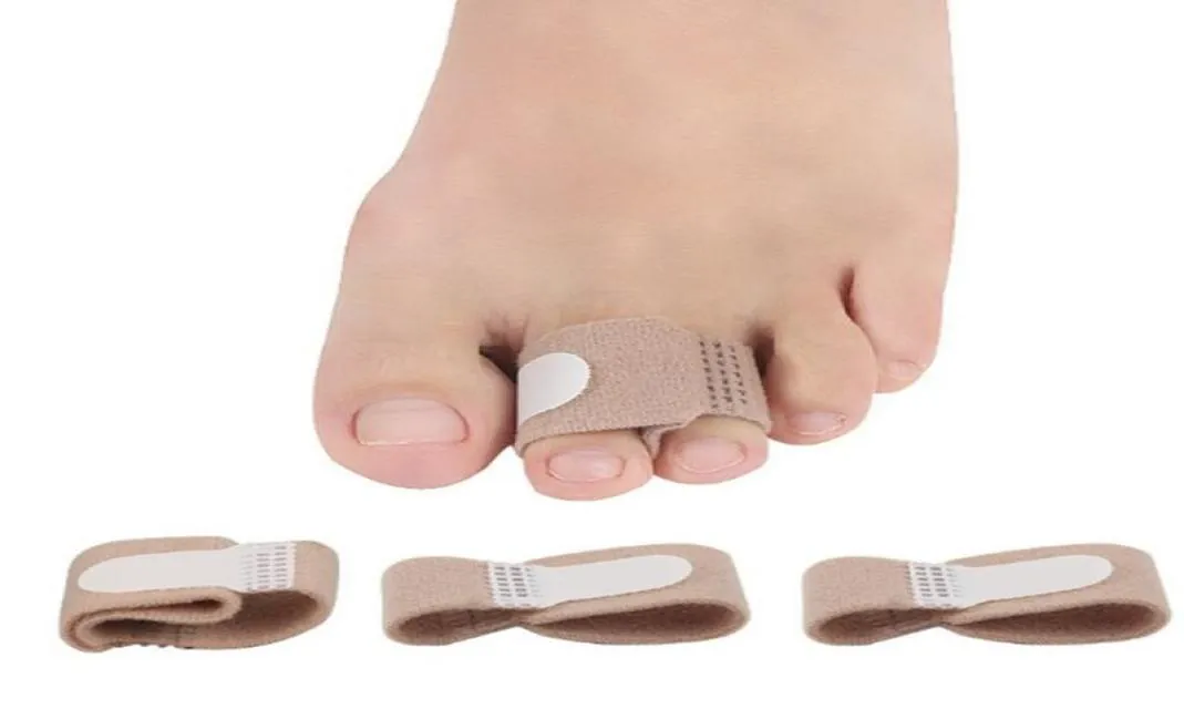 Tyg Toe Finger Starten Hammer Toe Hallux Valgus Corrector Bandage Toe Separator Splint Wrap Foot Stretcher Care Tool LX2866720106