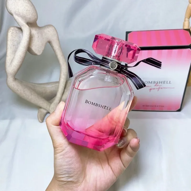 Brand Secret profumo da 100 ml di bomba bomba sexy femminile fragranza di lunga durata vs lady parfum rosa bottiglia colonia