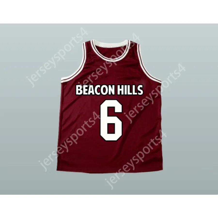 Personalizzato Qualsiasi nome Qualsiasi squadra DANNY MAHEALANI 6 BEACON HILLS BASKET JERSEY TEEN WOLF Tutte le taglie cucite S M L XL XXL 3XL 4XL 5XL 6XL Alta qualità