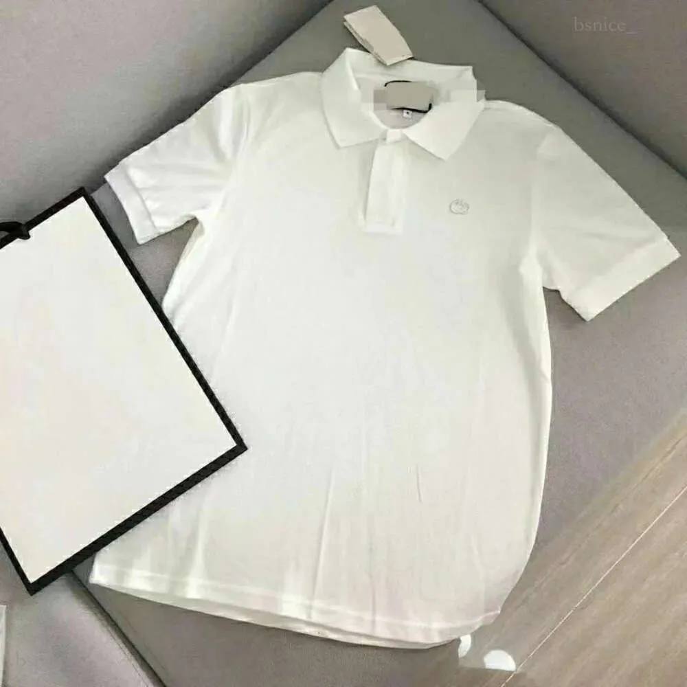 Man Polo Shirt T Shirts Budge Letters Designer Mens Tees Summer Short Tshirt Casual Tops Asian Size M-4XL 1019